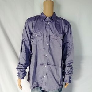 Frank & Eileen Gavin Blue Button Down Shirt